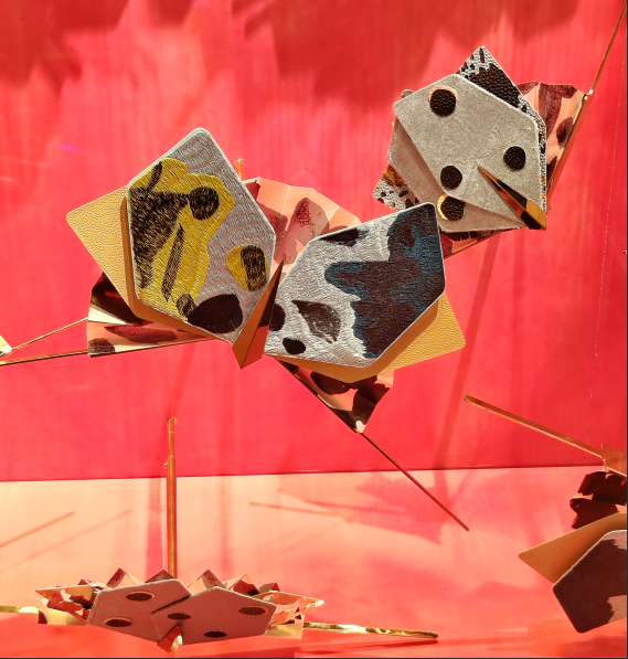 fendi 櫥窗展示、店鋪展示道具、品牌櫥窗展示